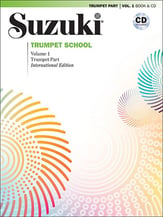 Suzuki Trumpet School, Vol. 1 Book & CD cover